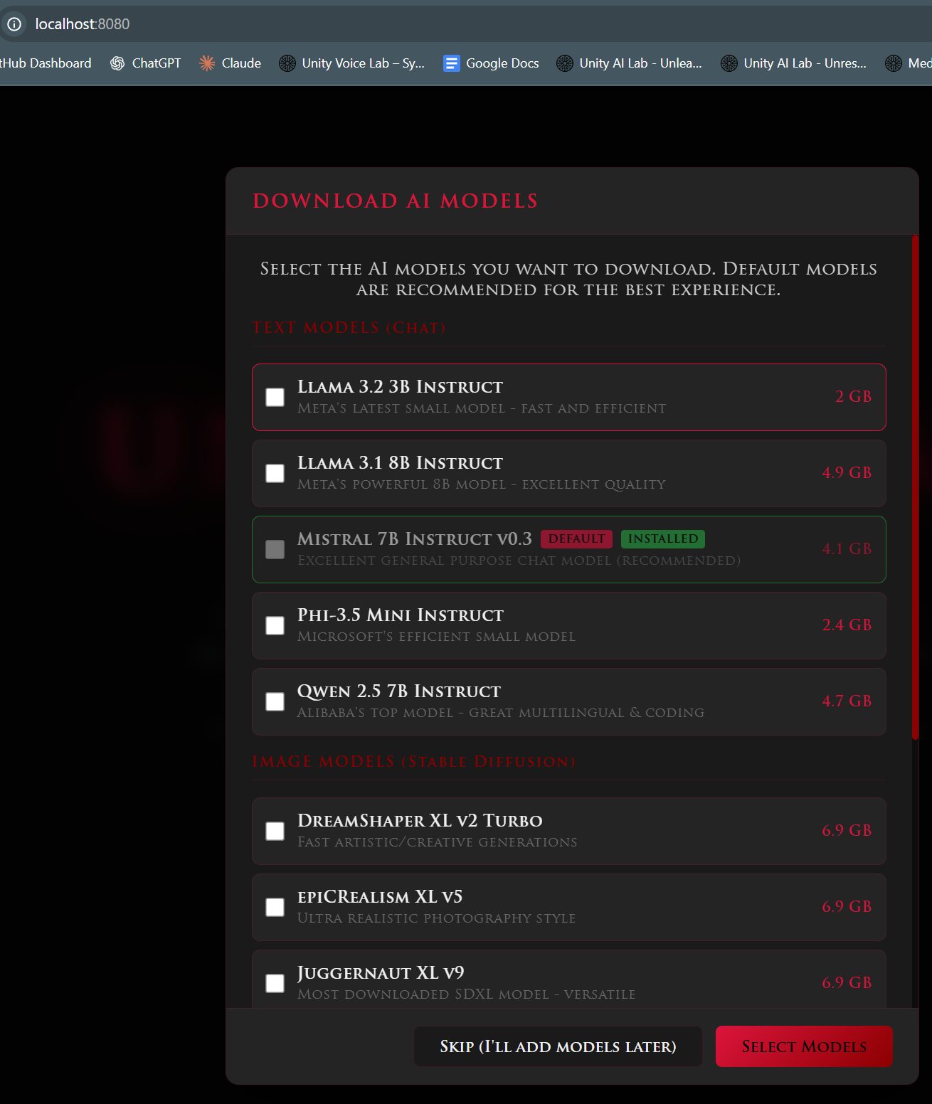 AI Model Download Wizard